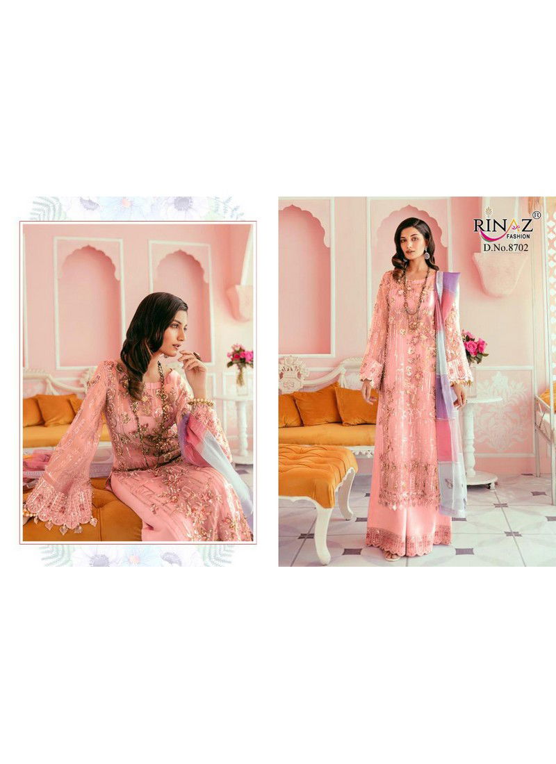 Rinaz Block Buster Hits 12 Fancy Designer Festive Wear Jetport with Heavy Embroidery Diamond Work Georgette Premium Pakistani Salwar Suit Collection